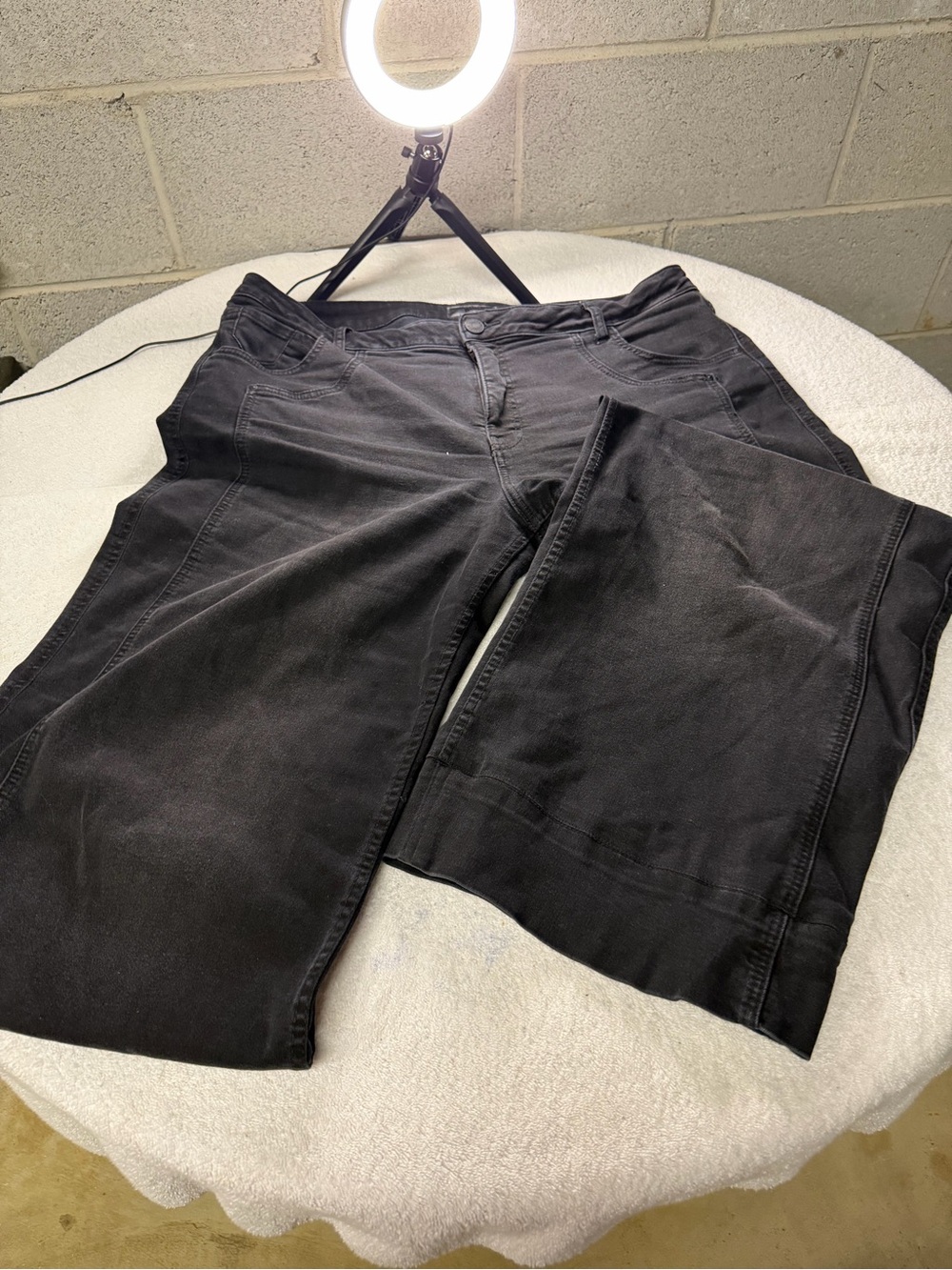 Kut from the Kloth Black Wide-Leg Trousers